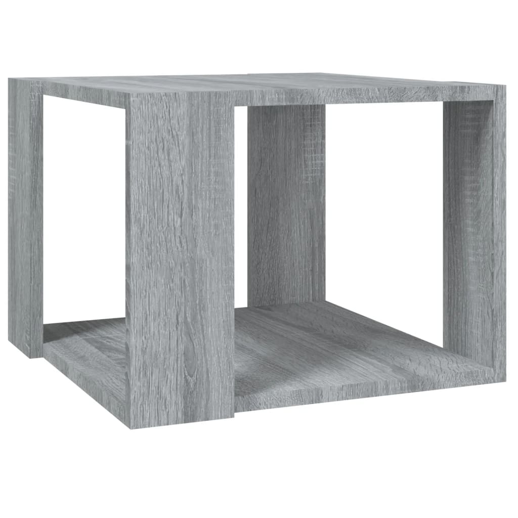 Table basse Sonoma gris 40x40x30 cm Bois d'ingénierie - XIOS