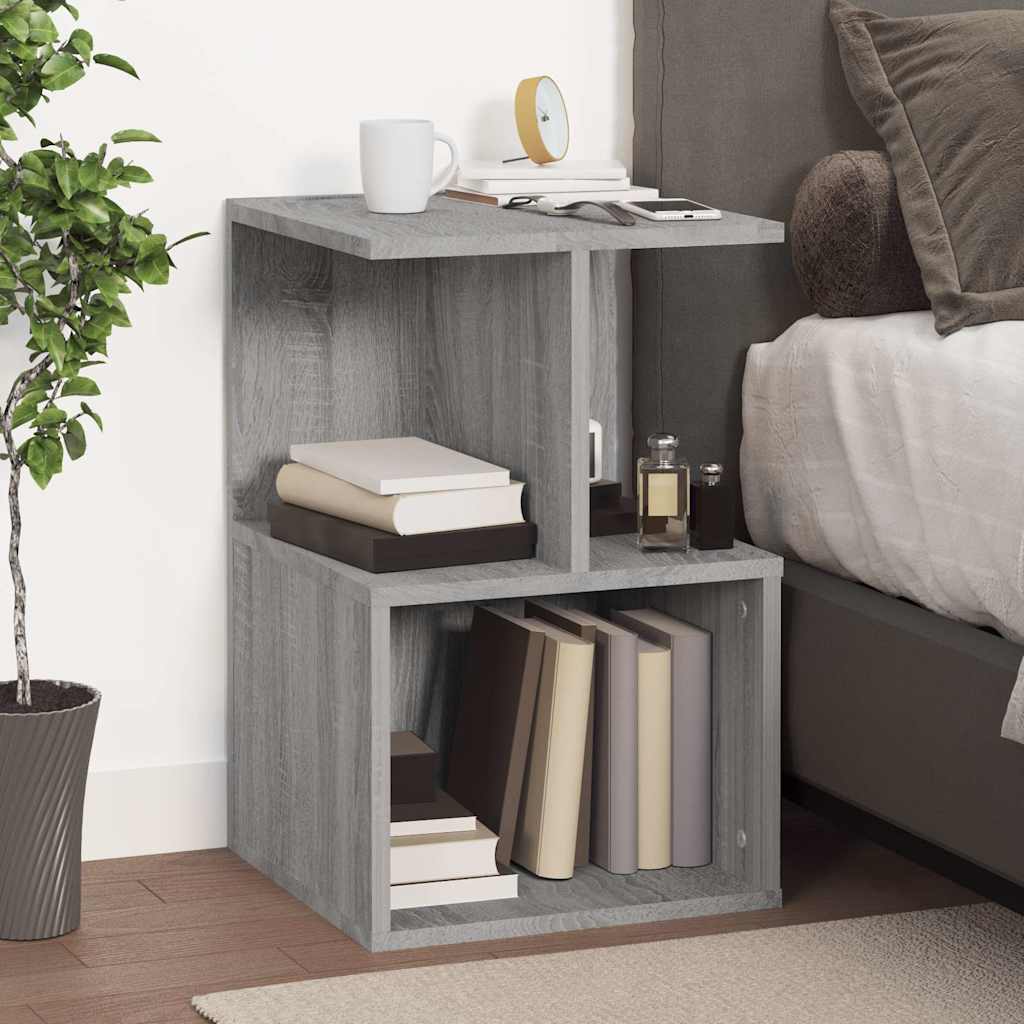 Tables de chevet 2 pcs Sonoma gris 35x35x55 cm Bois ingénierie - XIOS