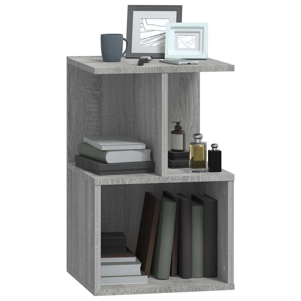 Tables de chevet 2 pcs Sonoma gris 35x35x55 cm Bois ingénierie - XIOS