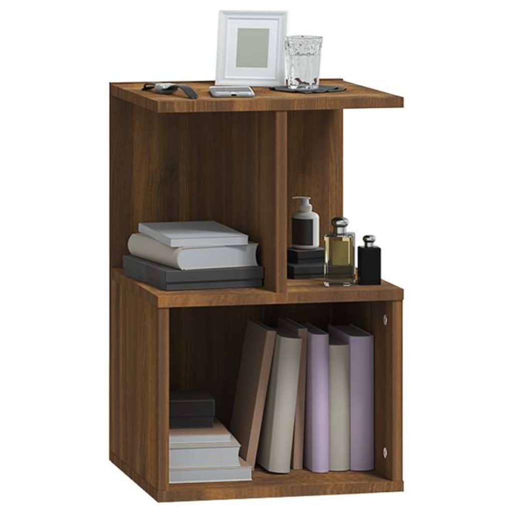 Tables de chevet 2pcs Chêne marron 35x35x55cm Bois d'ingénierie - XIOS