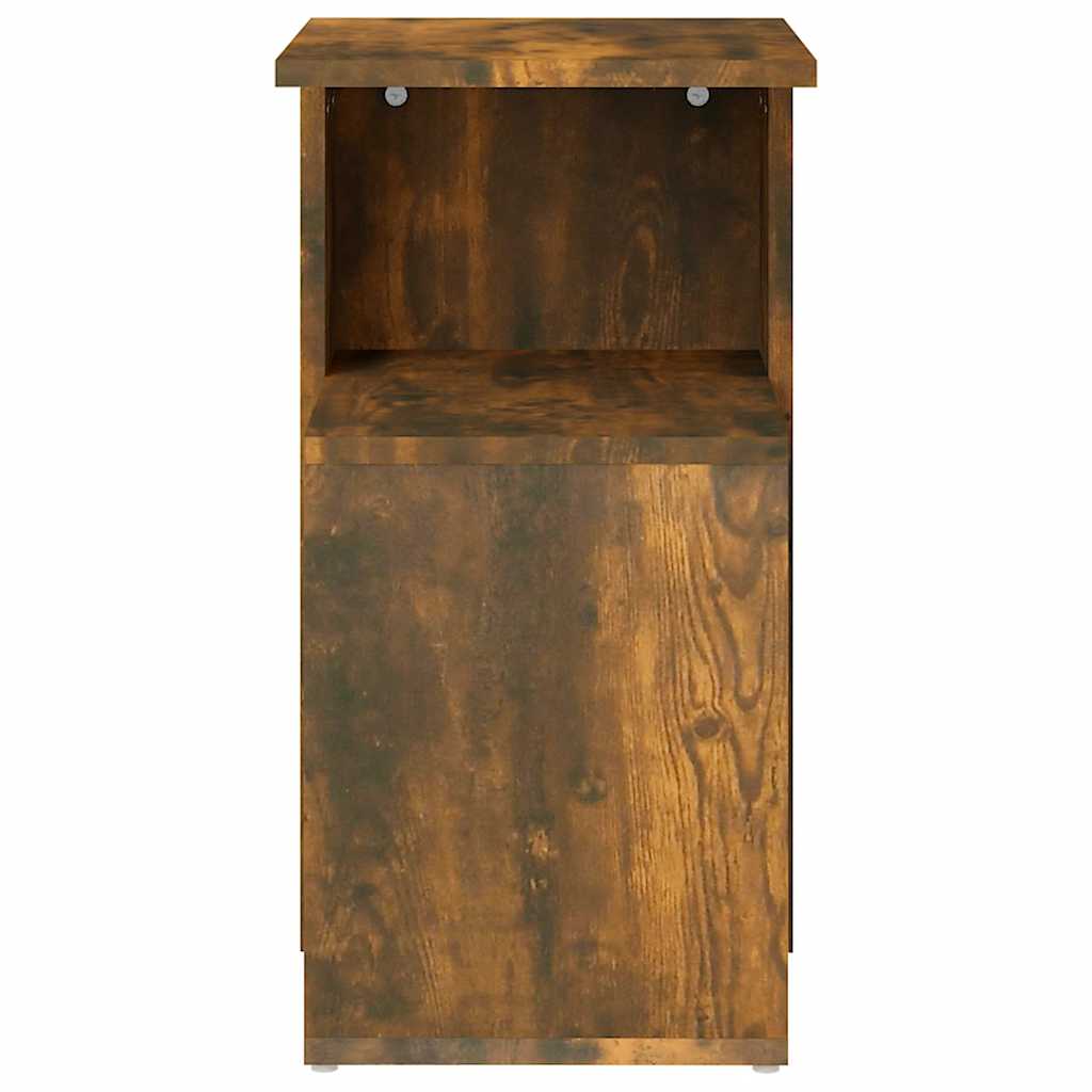 Table d'appoint Chêne fumé 36x30x56 cm Bois d'ingénierie - XIOS