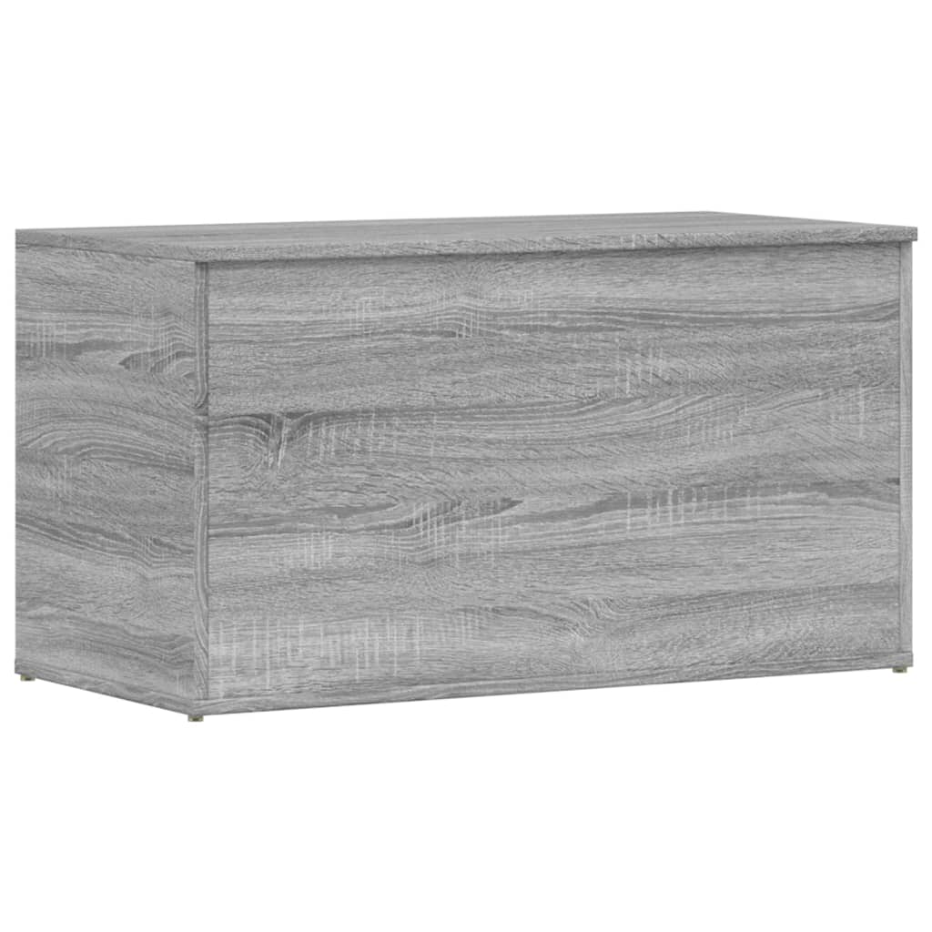 Coffre de rangement Sonoma gris 84x42x46 cm Bois d'ingénierie - XIOS