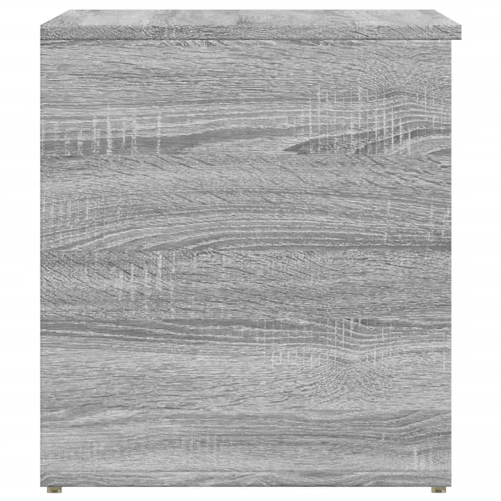 Coffre de rangement Sonoma gris 84x42x46 cm Bois d'ingénierie - XIOS