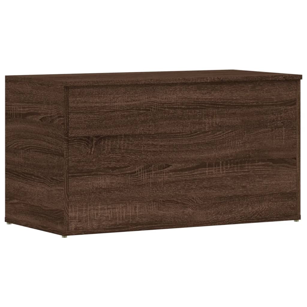 Coffre de rangement Chêne marron 84x42x46 cm Bois d'ingénierie - XIOS