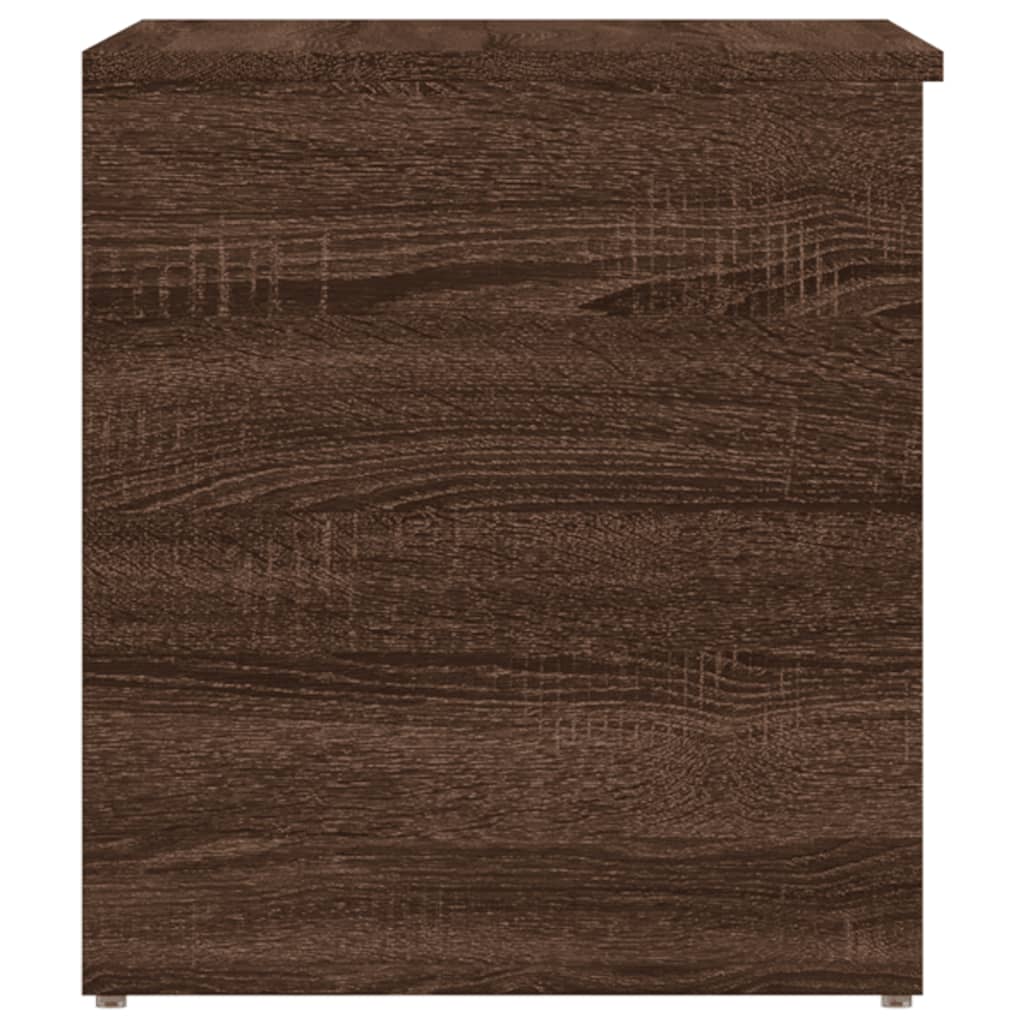 Coffre de rangement Chêne marron 84x42x46 cm Bois d'ingénierie - XIOS