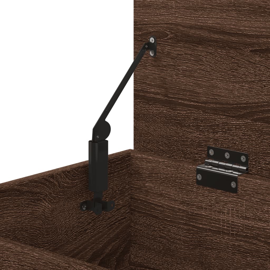 Coffre de rangement Chêne marron 84x42x46 cm Bois d'ingénierie - XIOS