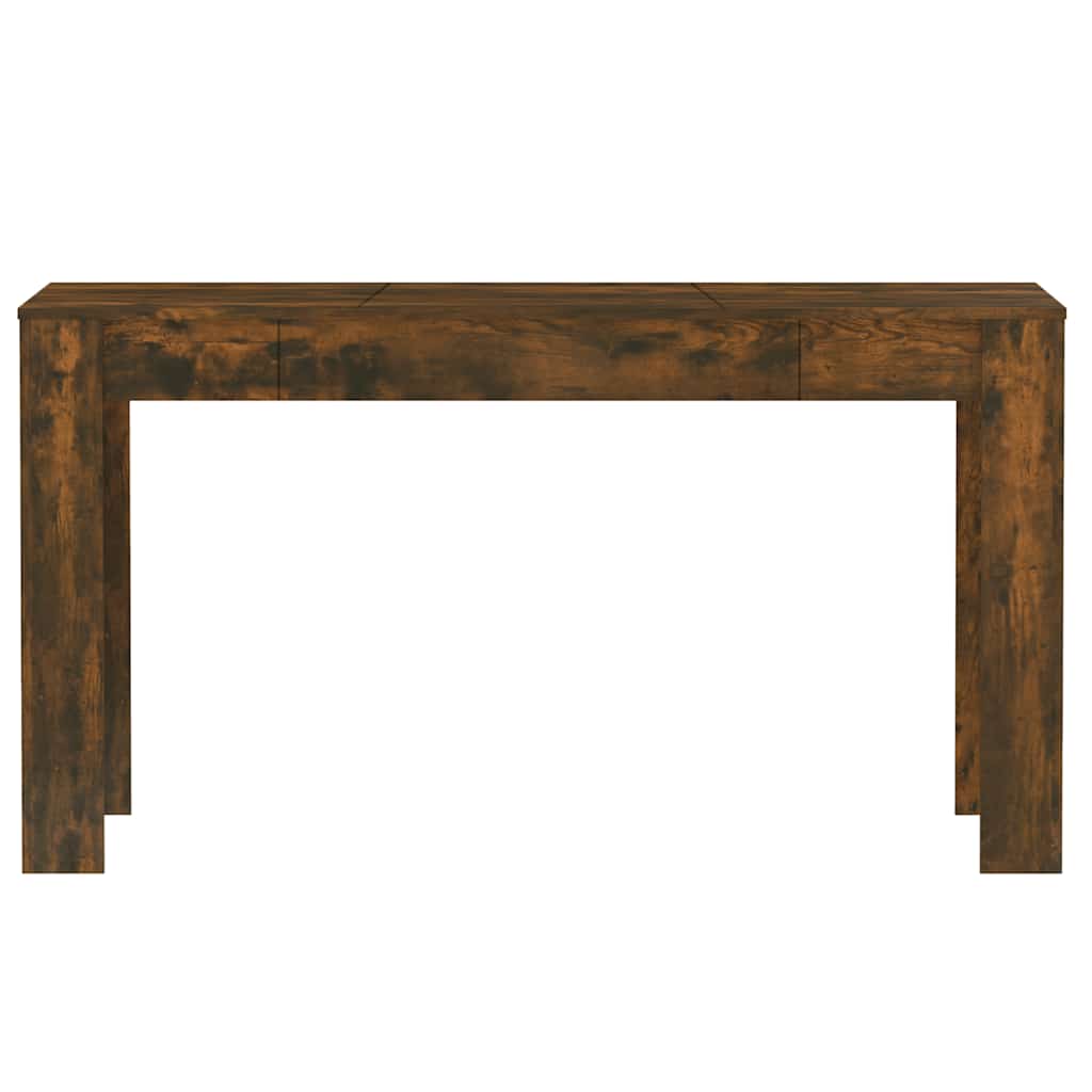 Table à manger chêne fumé 140x74,5x76 cm bois d'ingénierie - XIOS