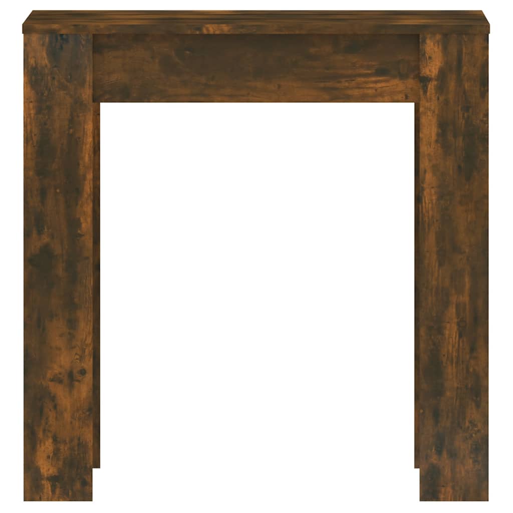 Table à manger chêne fumé 140x74,5x76 cm bois d'ingénierie - XIOS