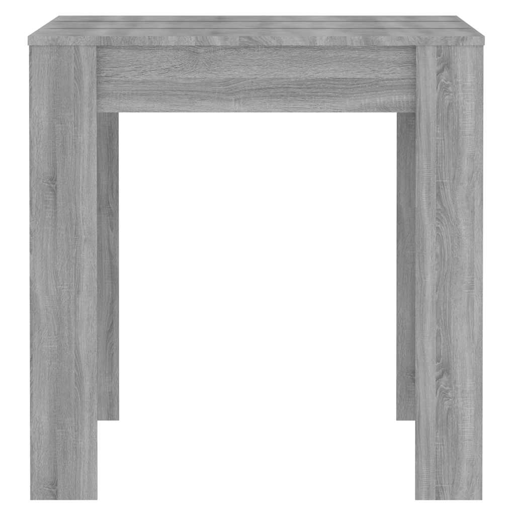 Table à dîner Sonoma gris 140x74,5x76 cm Bois d'ingénierie - XIOS
