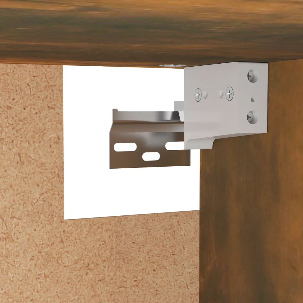 Garde-robe Chêne fumé 100x32,5x35 cm Bois d'ingénierie - XIOS