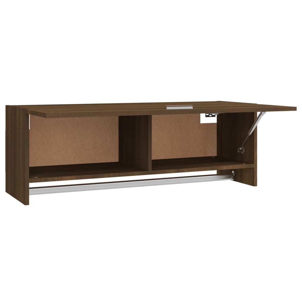 Garde-robe Chêne marron 100x32,5x35 cm Bois d'ingénierie - XIOS