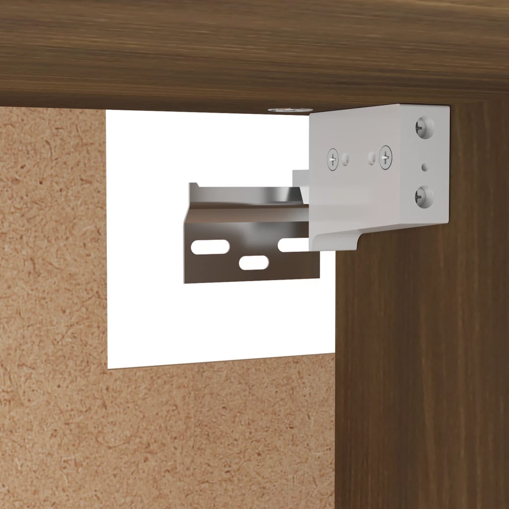 Garde-robe Chêne marron 100x32,5x35 cm Bois d'ingénierie - XIOS