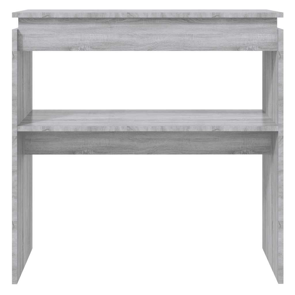 Table console Sonoma gris 80x30x80 cm Bois d'ingénierie - XIOS