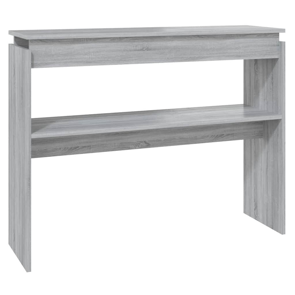 Table console Sonoma gris 102x30x80 cm Bois d'ingénierie - XIOS