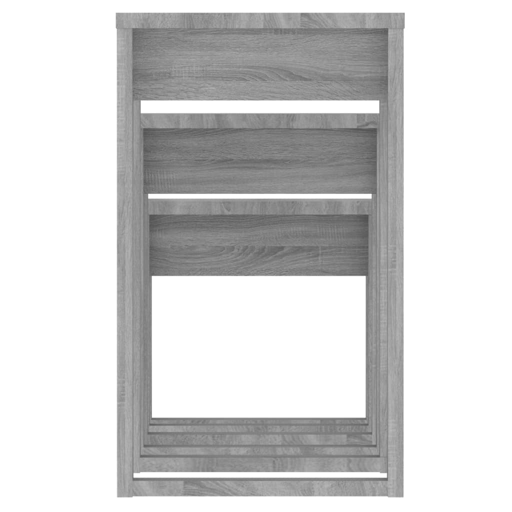 Tables gigognes 3 pcs Sonoma gris Bois d'ingénierie - XIOS