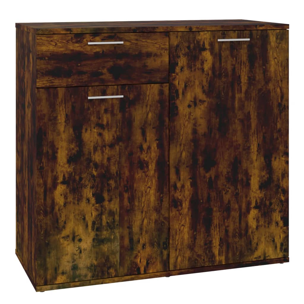 Buffet Chêne fumé 80x36x75 cm Bois d'ingénierie - XIOS
