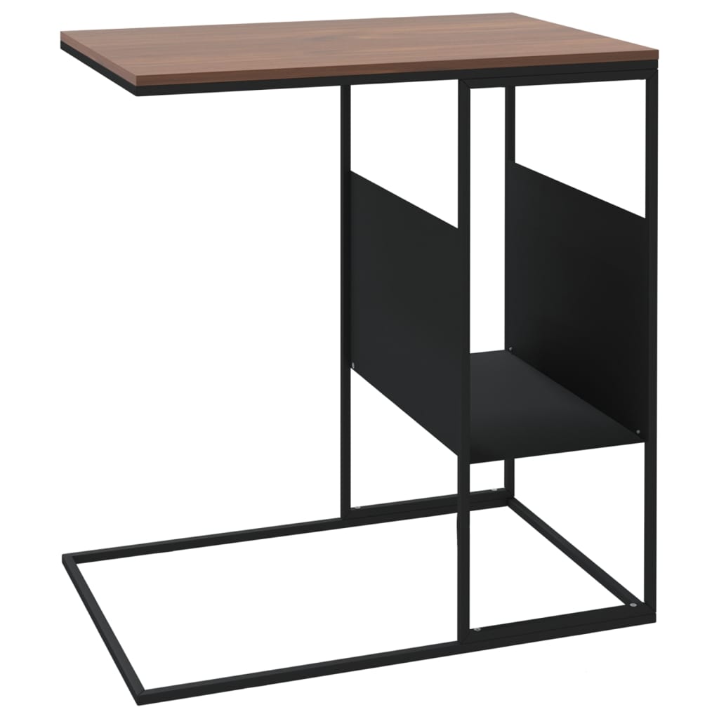 Table d'appoint Noir 55x36x59,5 cm Bois d'ingénierie - XIOS