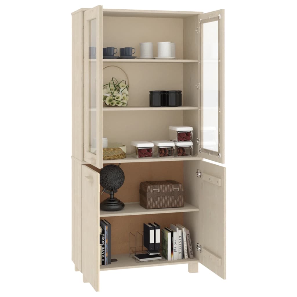 Buffet HAMAR Bois massif de pin Marron miel - XIOS