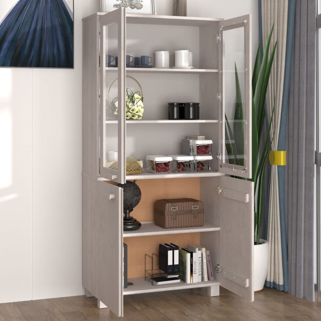 Buffet HAMAR Bois massif de pin Blanc - XIOS
