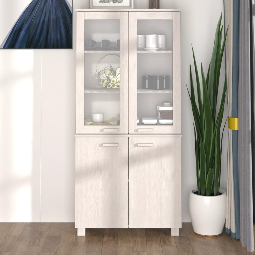 Buffet HAMAR Bois massif de pin Blanc - XIOS