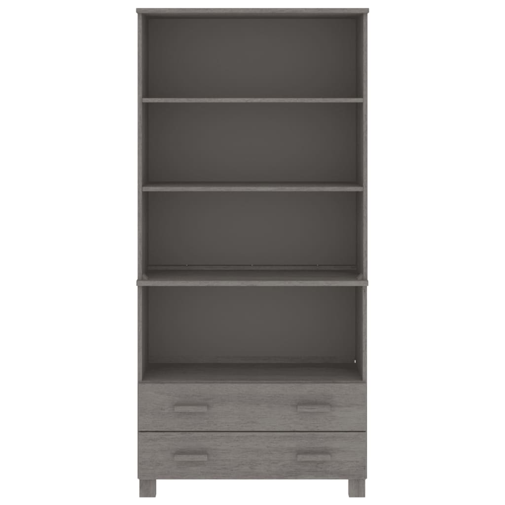 Buffet HAMAR Bois massif de pin Gris clair - XIOS