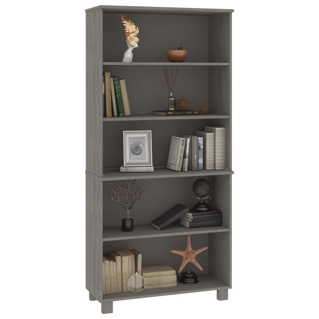Buffet HAMAR Bois massif de pin Gris clair - XIOS