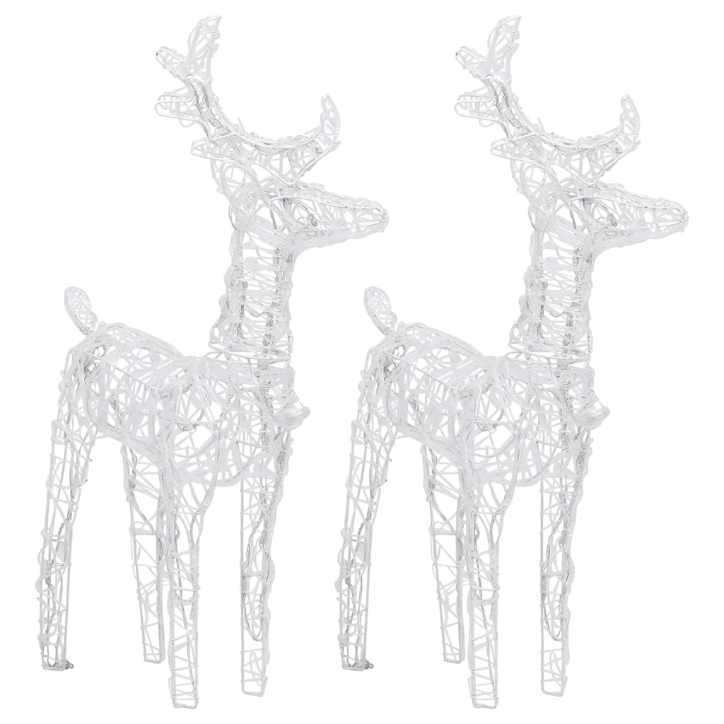 Décoration de Noël Rennes et traîneau 320 LED Acrylique - XIOS
