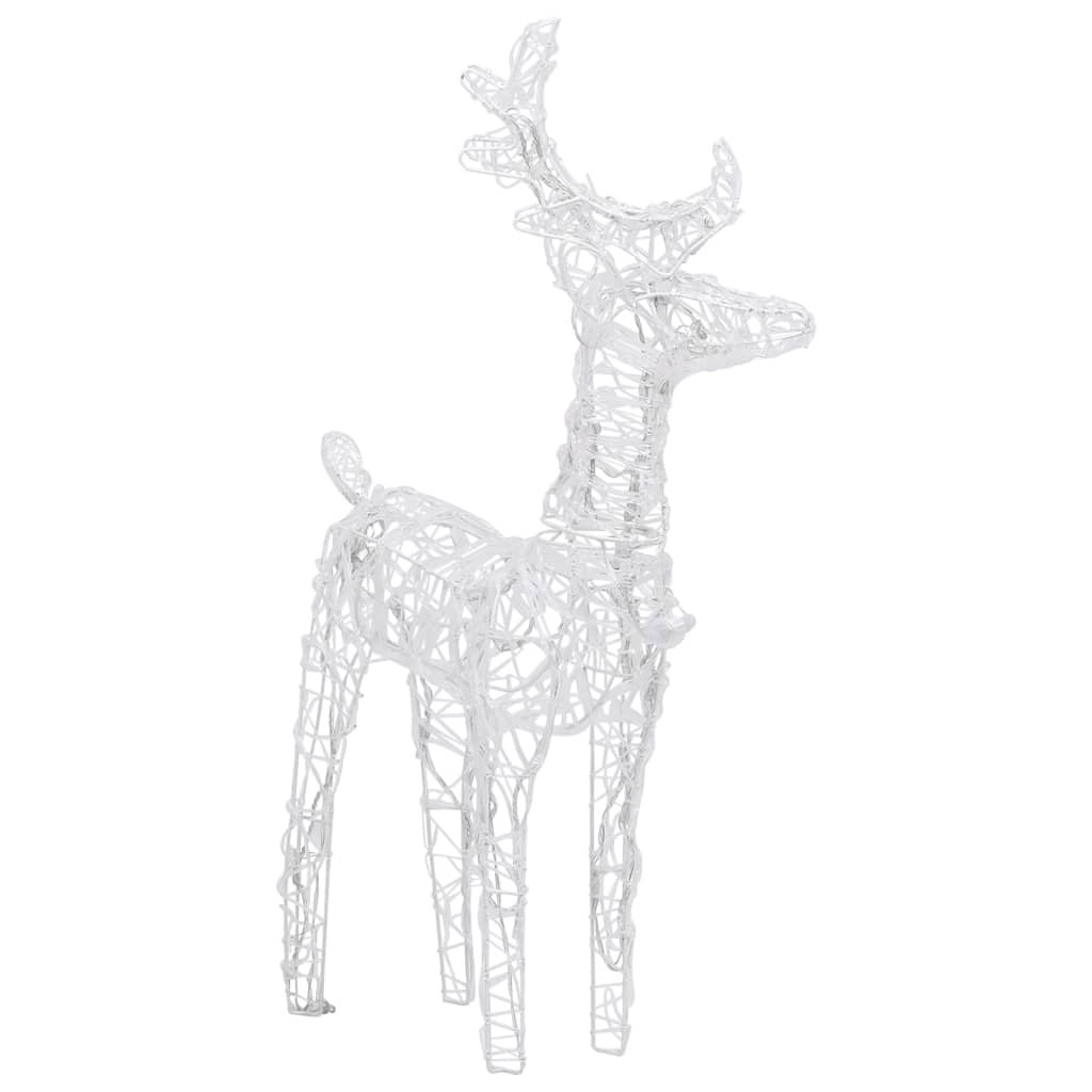 Décoration de Noël Rennes et traîneau 320 LED Acrylique - XIOS