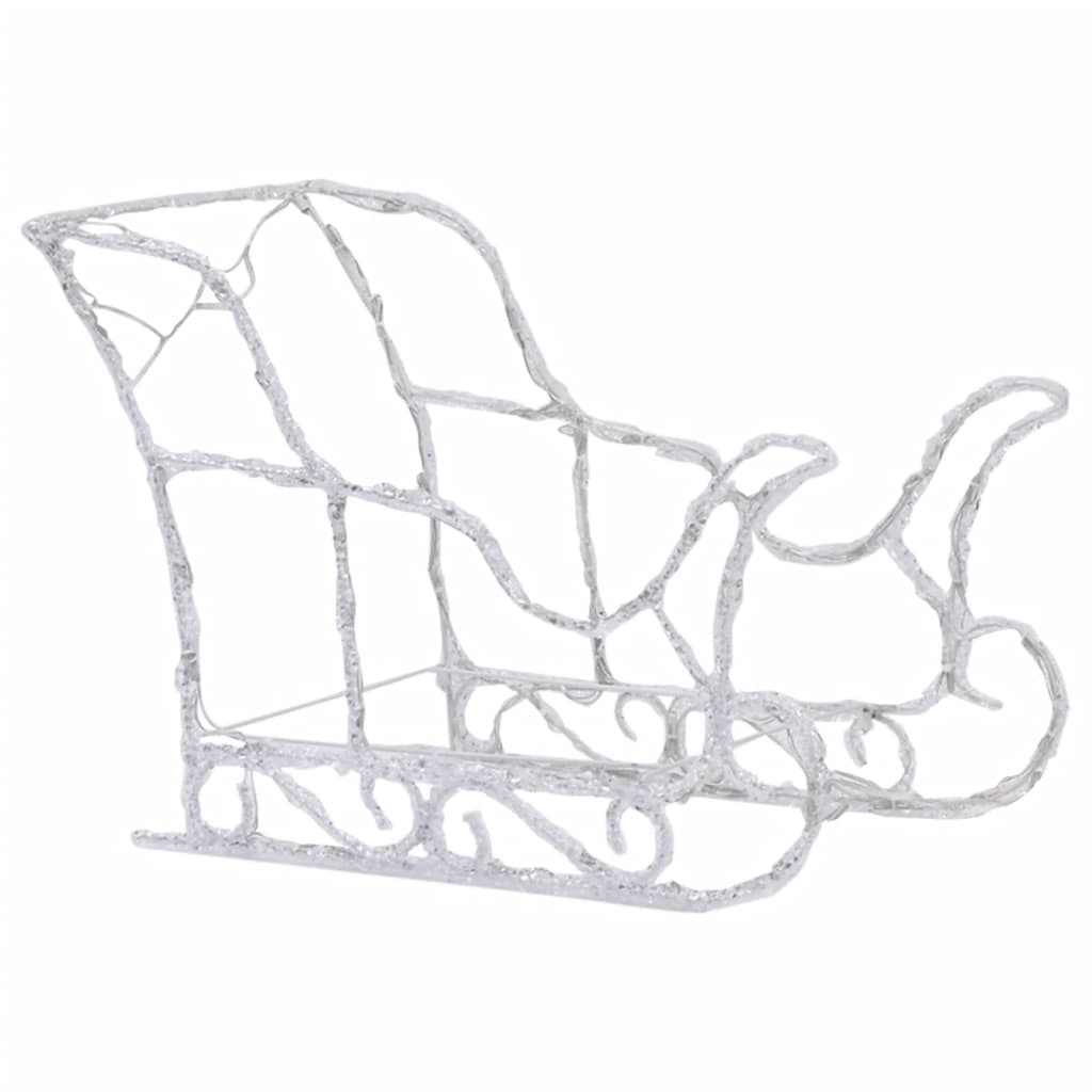 Décoration de Noël Rennes et traîneau 320 LED Acrylique - XIOS