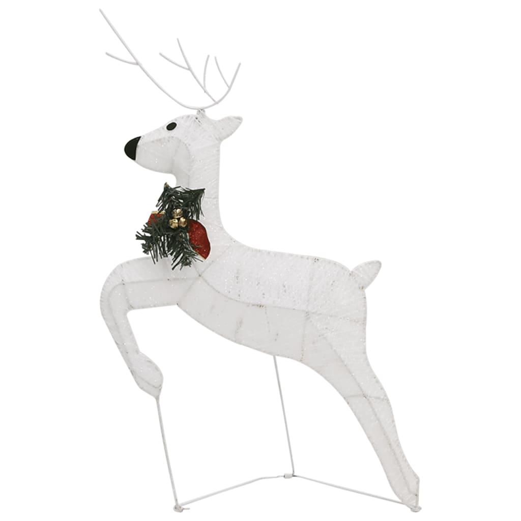 Décoration de Noël Renne et traîneau 100 LED extérieur blanc - XIOS
