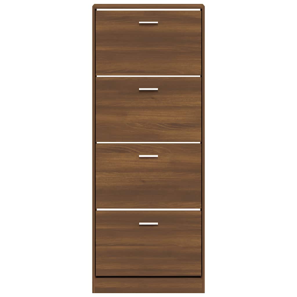 Armoire à chaussures Chêne marron 59x17x150cm Bois d'ingénierie - XIOS