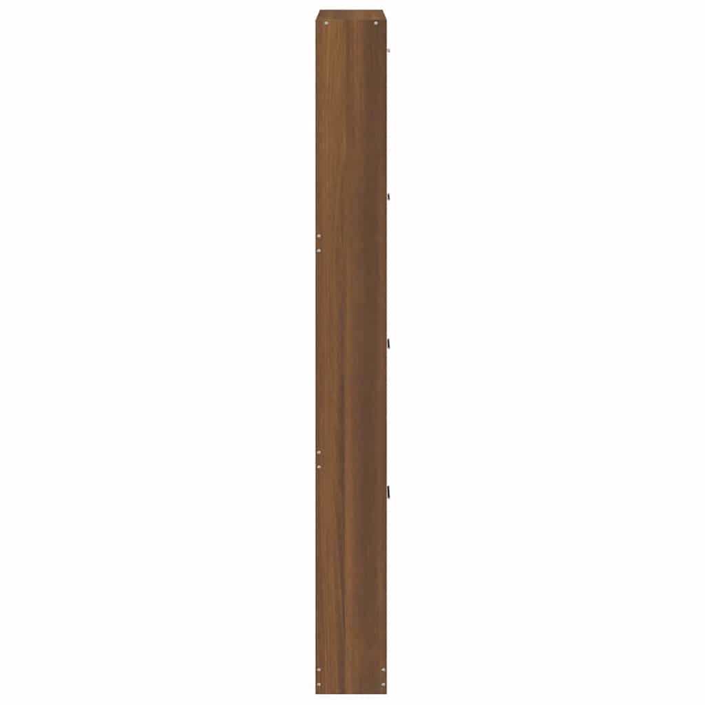 Armoire à chaussures Chêne marron 59x17x150cm Bois d'ingénierie - XIOS