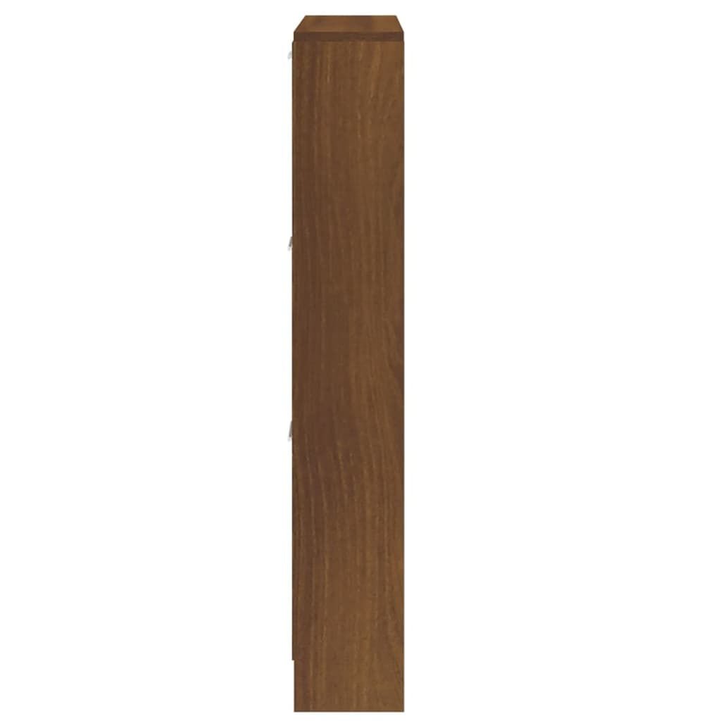 Armoire à chaussures Chêne marron 59x17x108cm Bois d'ingénierie - XIOS