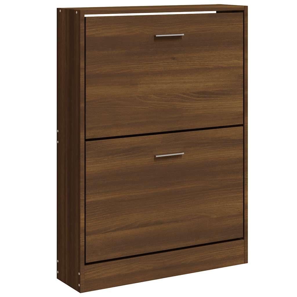 Armoire à chaussures Chêne marron 59x17x81 cm Bois d'ingénierie - XIOS