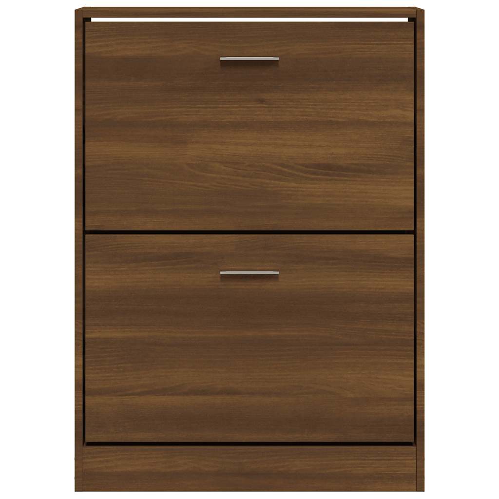 Armoire à chaussures Chêne marron 59x17x81 cm Bois d'ingénierie - XIOS