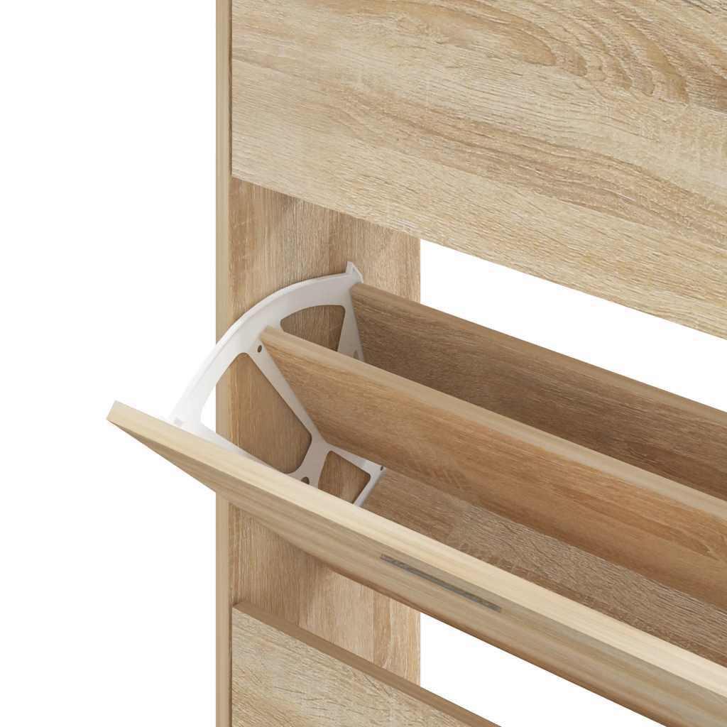 Armoire à chaussures Chêne sonoma 63x24x147cm Bois d'ingénierie - XIOS