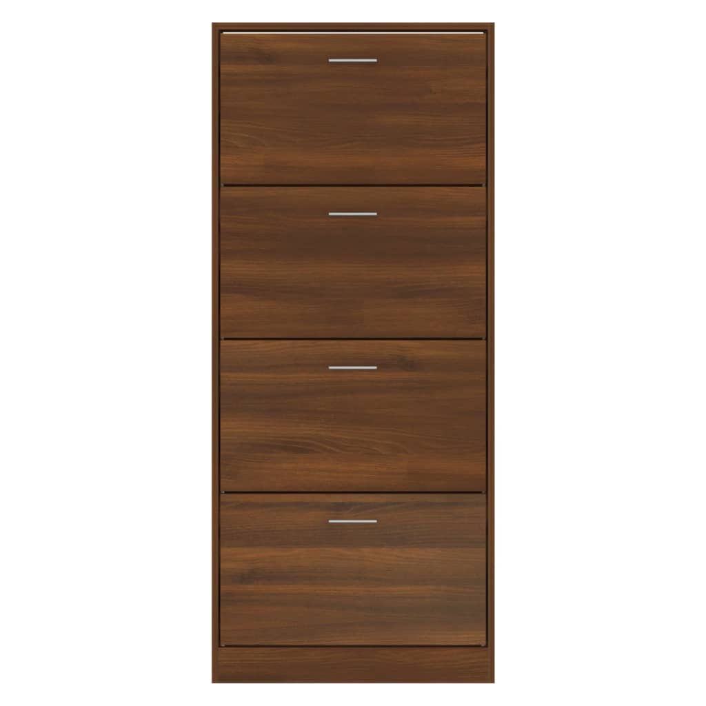 Armoire à chaussures Chêne marron 63x24x147cm Bois d'ingénierie - XIOS