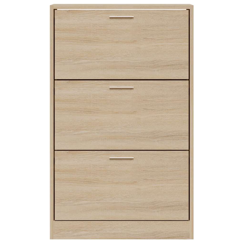 Armoire à chaussures Chêne sonoma 63x24x103cm Bois d'ingénierie - XIOS
