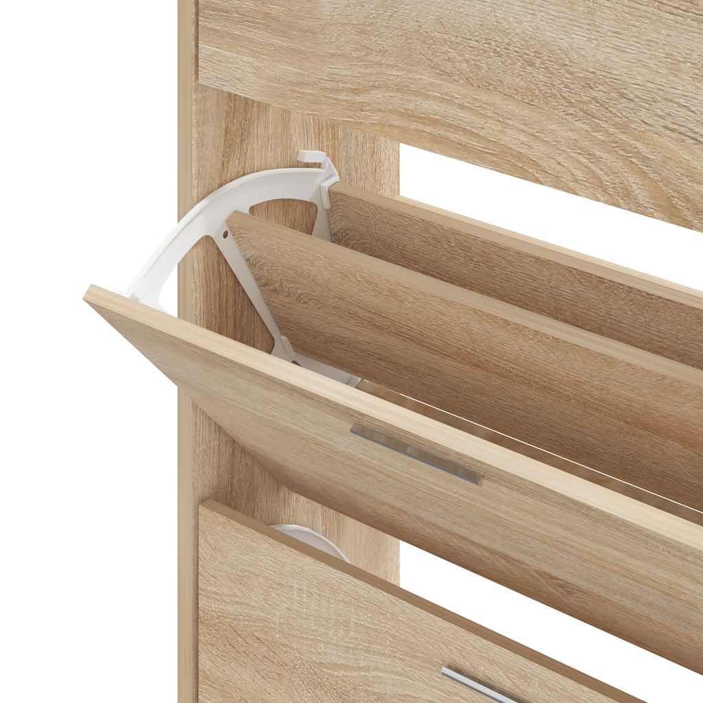 Armoire à chaussures Chêne sonoma 63x24x103cm Bois d'ingénierie - XIOS