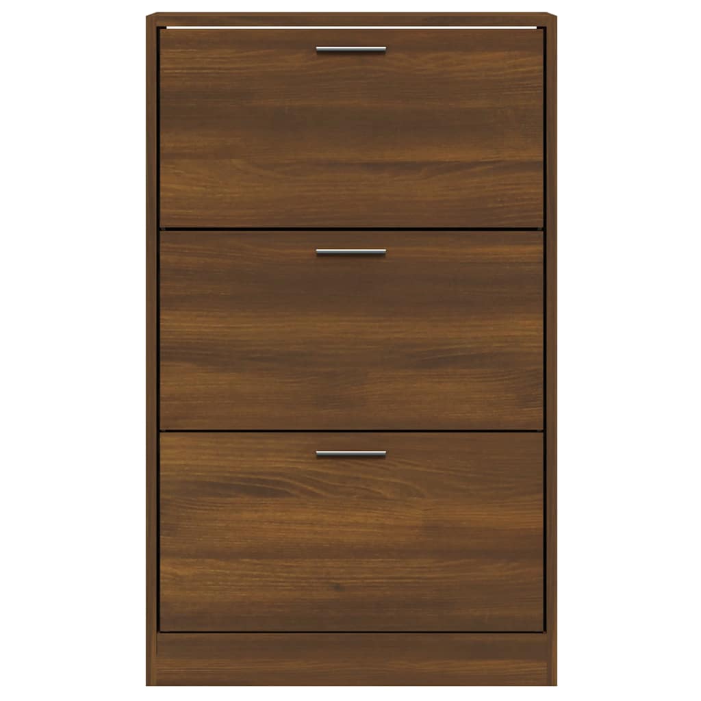 Armoire à chaussures Chêne marron 63x24x103cm Bois d'ingénierie - XIOS