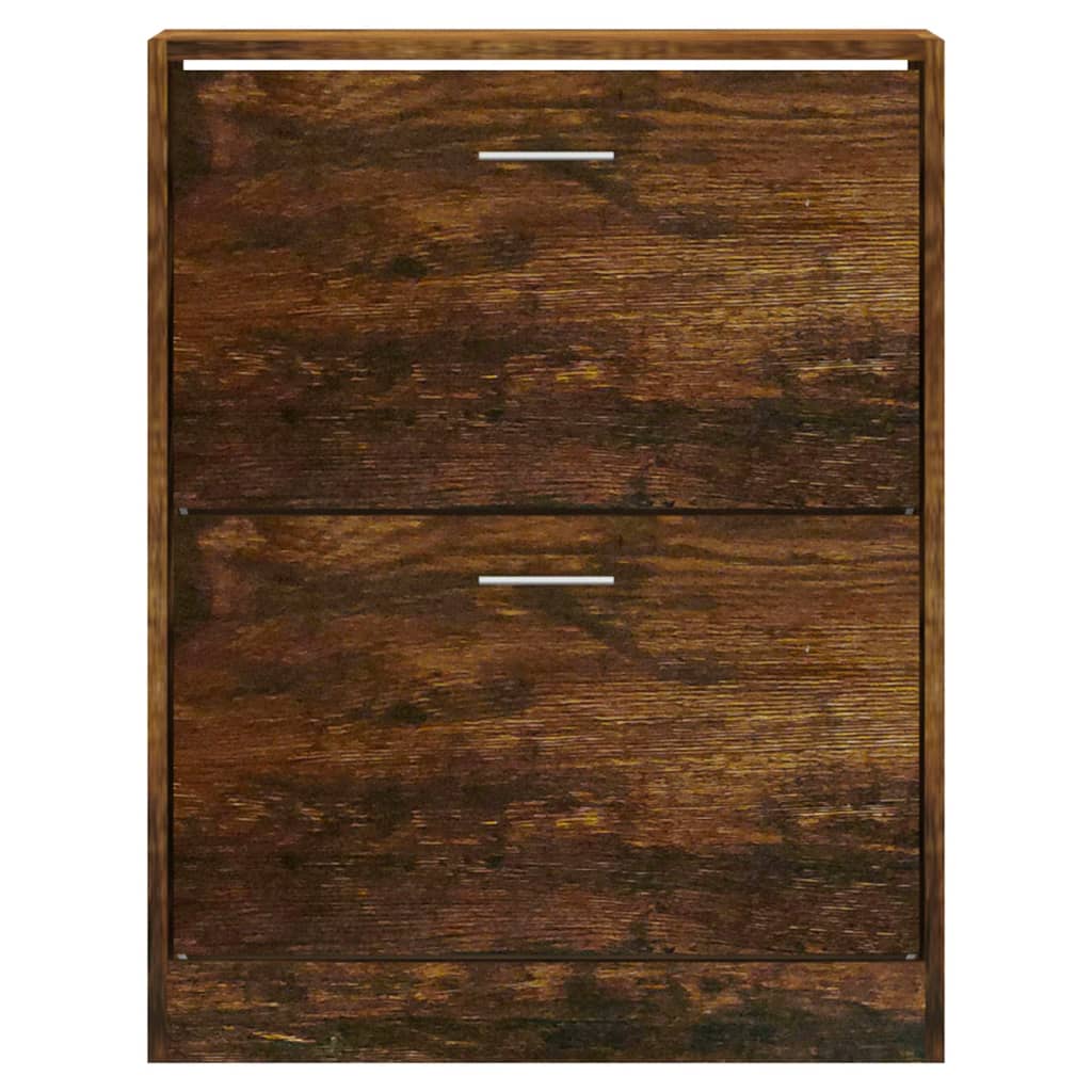 Armoire à chaussures Chêne fumé 63x24x81 cm Bois d'ingénierie - XIOS