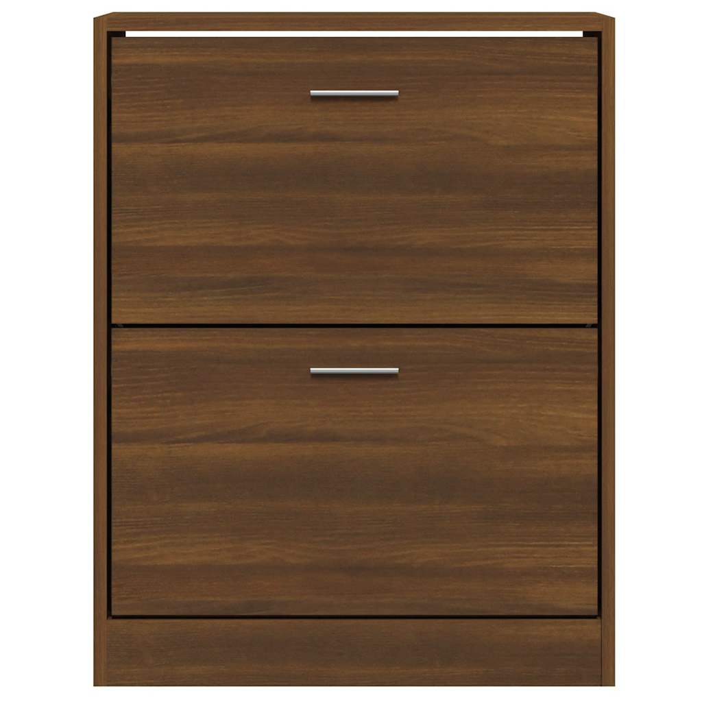 Armoire à chaussures Chêne marron 63x24x81 cm Bois d'ingénierie - XIOS