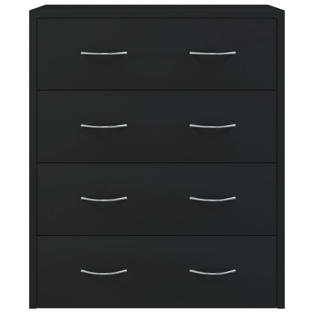 Buffet avec 4 tiroirs 60x30,5x71 cm Noir - XIOS
