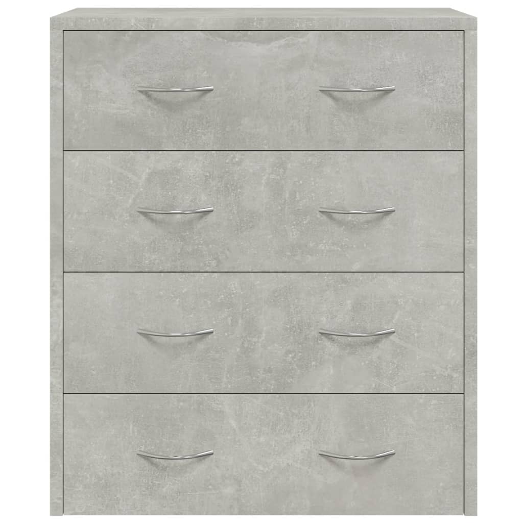 Buffet avec 4 tiroirs 60x30,5x71 cm Gris béton - XIOS