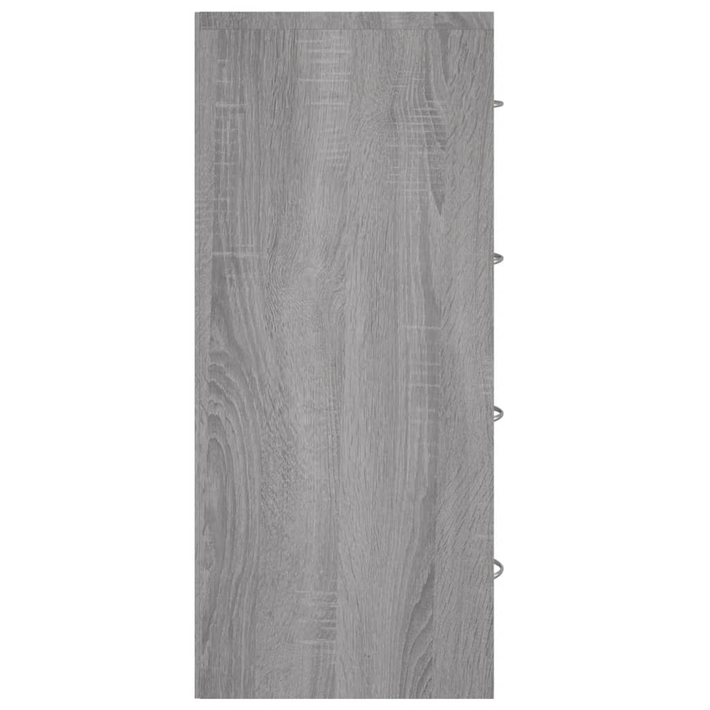 Buffet avec 4 tiroirs 60x30,5x71 cm Sonoma gris - XIOS