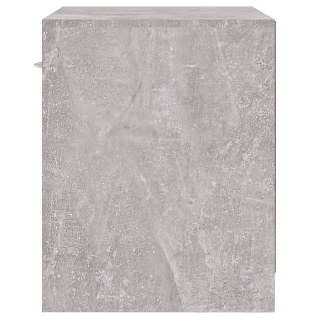 Tables de chevet 2 pcs avec tiroir Gris béton - XIOS