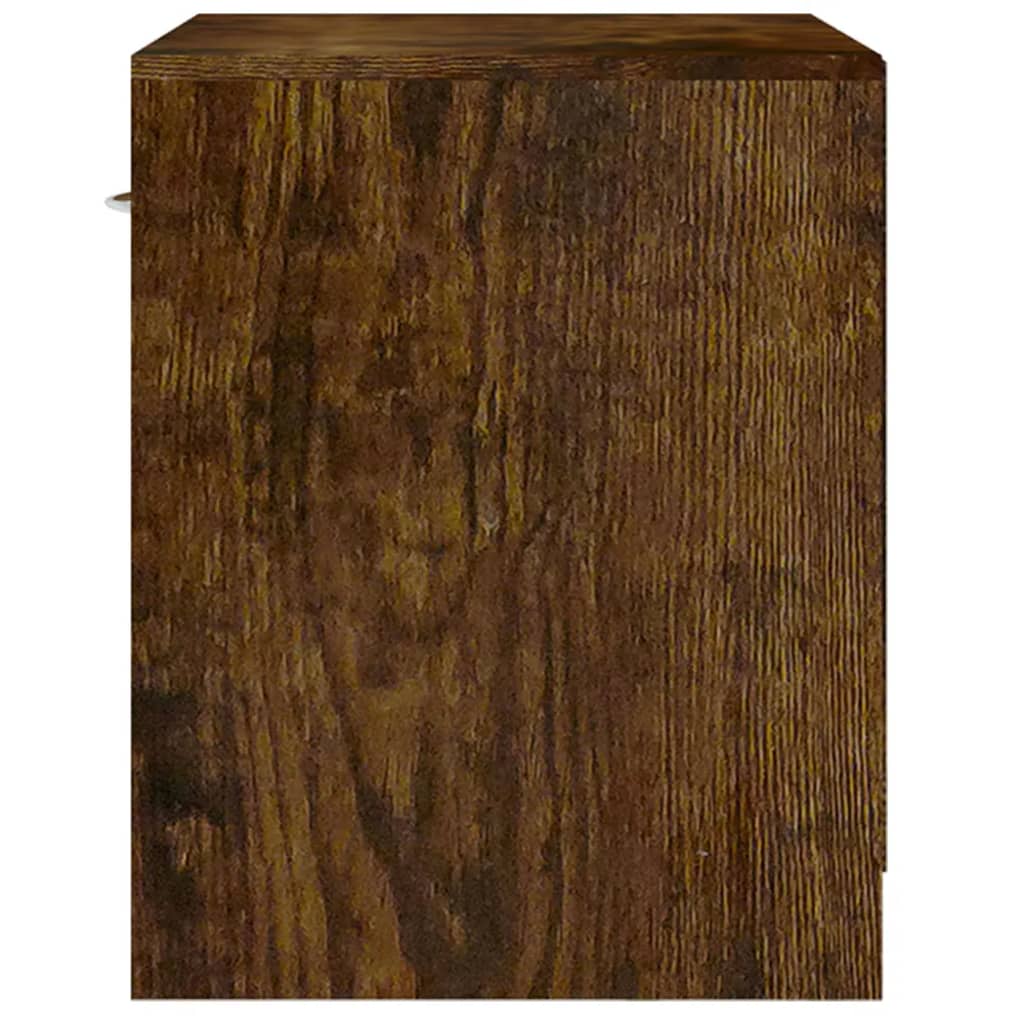Tables de chevet 2 pcs avec tiroir Chêne fumé - XIOS