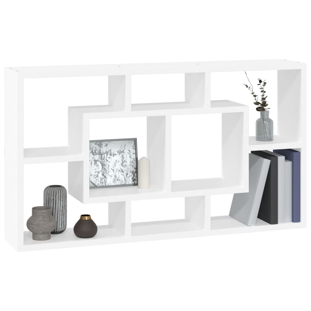 Étagère murale 8 compartiments Blanc brillant - XIOS