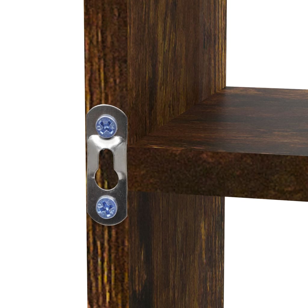 Étagère murale 8 compartiments Chêne fumé - XIOS