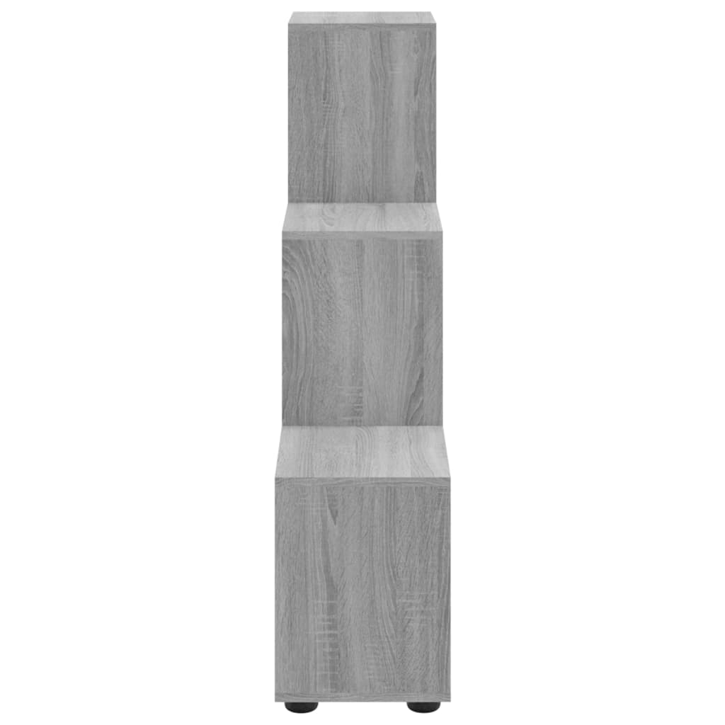 Bibliothèque escalier Sonoma gris 107 cm Bois d'ingénierie - XIOS